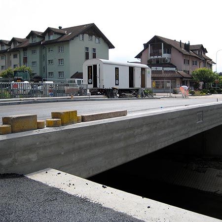 Neubau Brücke über Tuggenerkanal, Tuggen