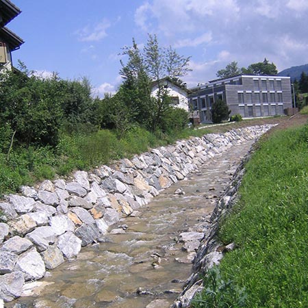 Hochwasserschutz Chessibach, Altendorf